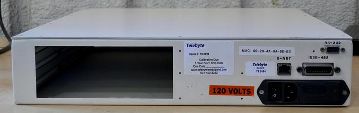 Used Telebyte 458-3SLB 3 Slot Chassis PARTS