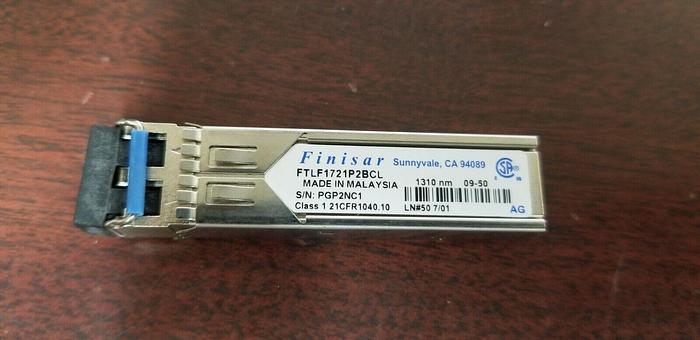 Used Finisar FTLF1721P2BCL  1310nm SFP Module