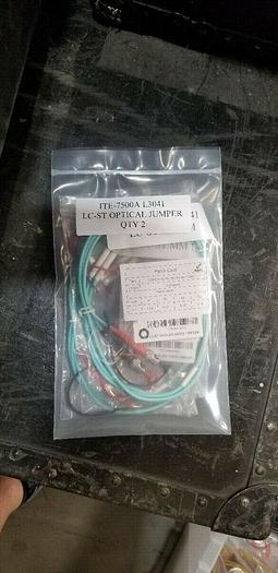 FiberTools LC/ST Duplex 10GIG 1 Meter Cables with DATA Lot of 2 NEW!