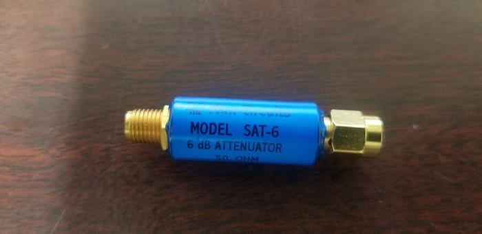 Used Mini-Circuits SAT-6 6dB 50 Ohm Attenuator DC-1500MHz