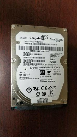 Used Seagate ST500LM021 500GB 2.5" SATA Laptop Drive