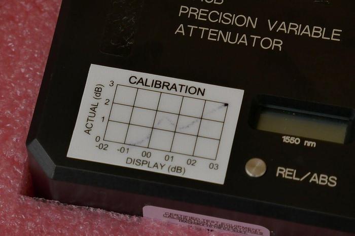 Used JDS Fitel VA6B Precision Variable Attenuator VA6B505-FPL