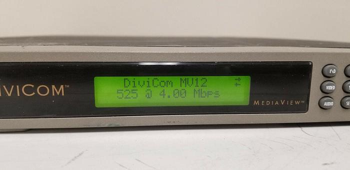 Used DIVICOM MV12V MediaView Encoder