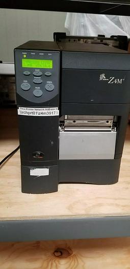 Used Zebra Z4M Barcode Printer Unit #2