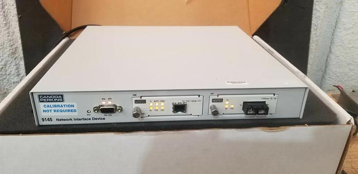 Used Canoga Perkins 9145-4 Network Interface Device in Original Box