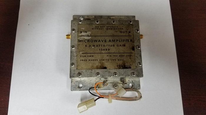 Used 792-6081-008 Microwave Amplifier 6.3 Watts/11dB Gain