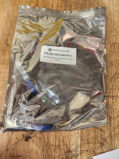 PROFICIUM 2M-100G-Q4S-W-CL Networking Cable NEW!
