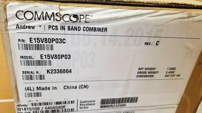 Andrew/Commscope E15V80P03C Twin In Band Combiner NEW!!