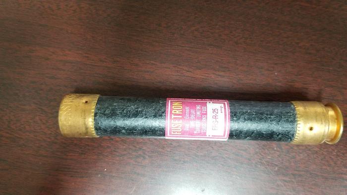 Used Fusetron FRS-R-25 25 Amp 600V Fuse