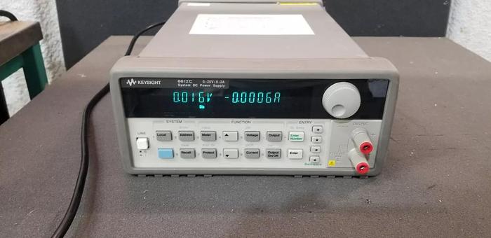 Used Keysight 6612C System DC Power Supply 0-20V/0-2A READ!