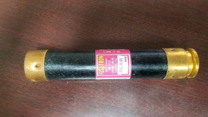 Used Fusetron FRS-R-60 60 Amp 600V Fuse