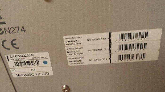 Used Anritsu MD8480C W-CDMA Signalling Tester With Many Options!