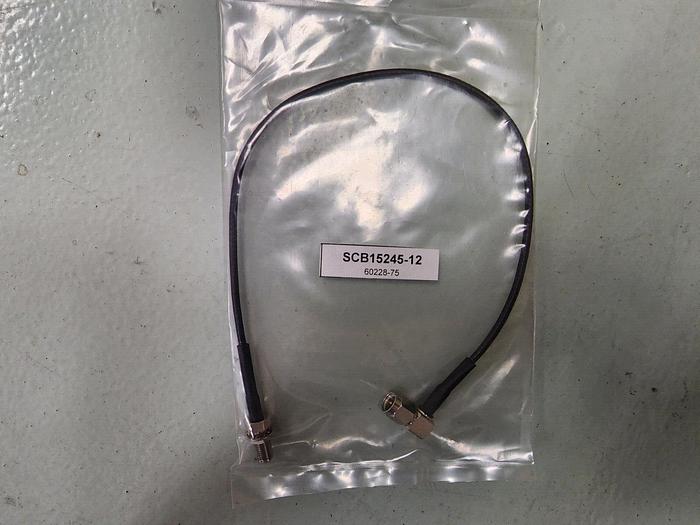 Fairview Microwave SCB15245-12 RA SMAM-SMAF Bulkhead  Cable 12 inch NEW!