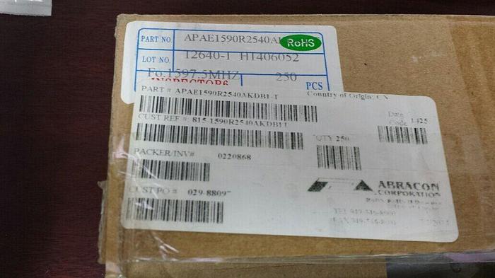 Abracon APAE1590R2540AKDB1-T  GPS Antennae Lot of 100