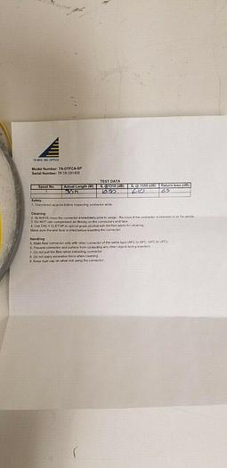 Used Lucent 072V38985B2CLD Fiber Optic Cable 30110M with CAL DATA