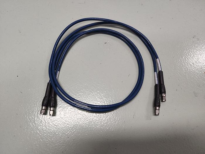 Used Tektronix 0130-314-00 Matched Pair 3.5mm Cables 1 Meter