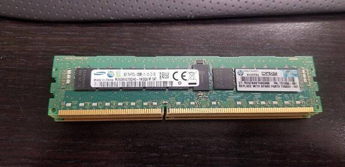 Used Samsung M393B1G70QH0-YK0Q8 8GB 1Rx4 PC3L-12800R-11-12-C2-D3 Lot of 4
