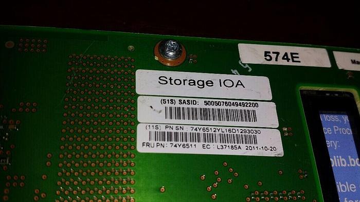 Used IBM FRU 74Y6511 2 port RAID Card
