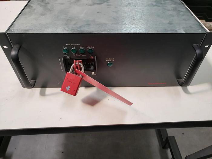 Used MAJORPOWER 54232-XX007-050 3 Phase 120/208VAC Power System