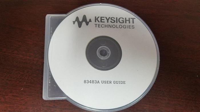 Used Keysight Technologies 83483A User Guide on CD