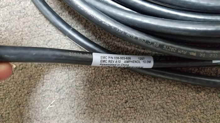 Used EMC 038-003-658 Cable 10.0M