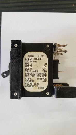 Used AIRPAX LMLC1-1RLS4-24314-46 Circuit Breaker Good!