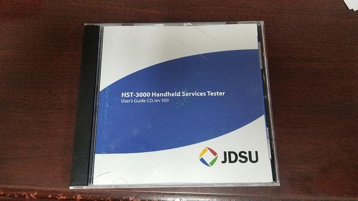 Used JDSU HST-3000 Handheld Services Tester User's Guide CD REV.503