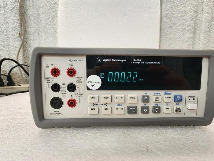 Used HP/Agilent U3401A 4.5 Digit Dual Display Multimeter Tested Good Unit #5