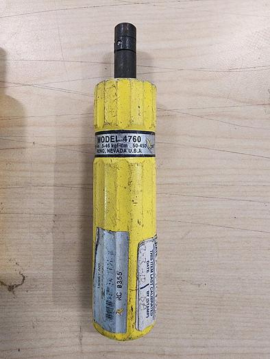 Used Standard Pneumatic 4760 5-40  lbf-in Torque Driver Unit #3