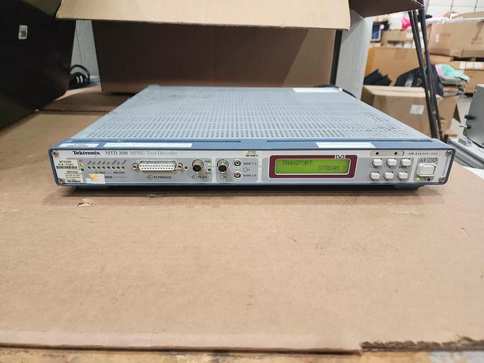 Used Tektronix MTD200 MPEG Test Generator Unit #2