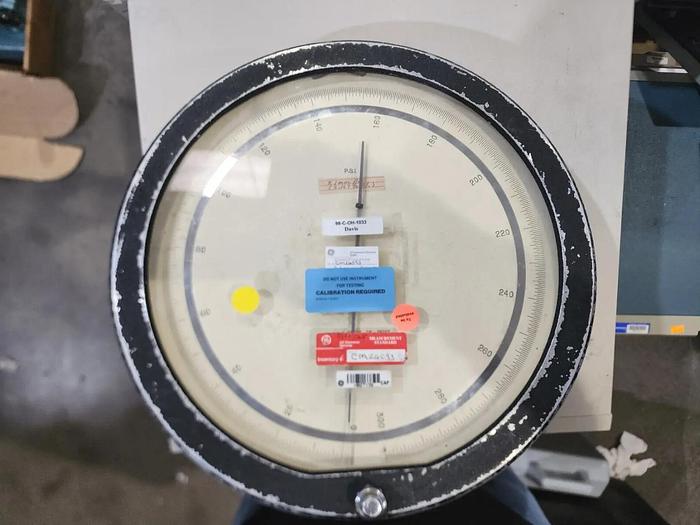 Used HEISE CM-26093 0-300psi Pressure Gauge