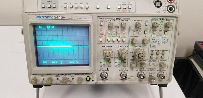 Used Tektronix 2445A 150MHz Oscilloscope with DMM Options 01,22