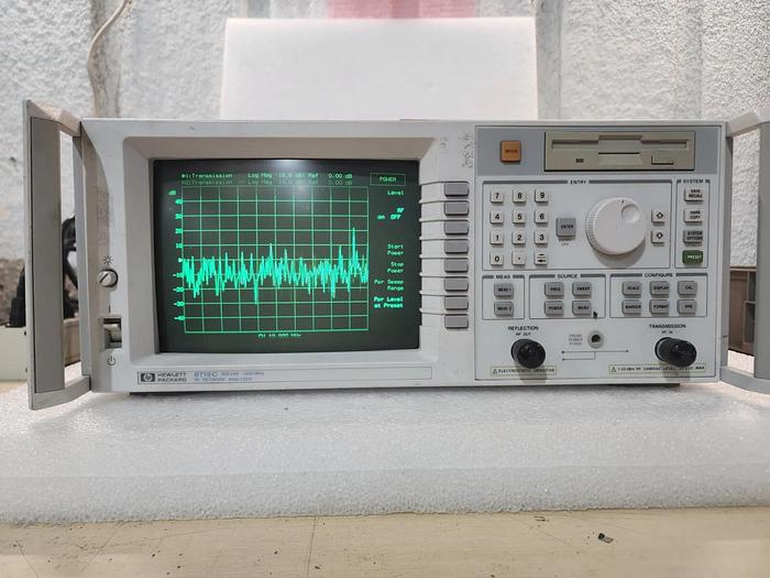Used HP/Agilent 8712C RF Network Analyzer 300kHz-1300MHz Many Options READ!