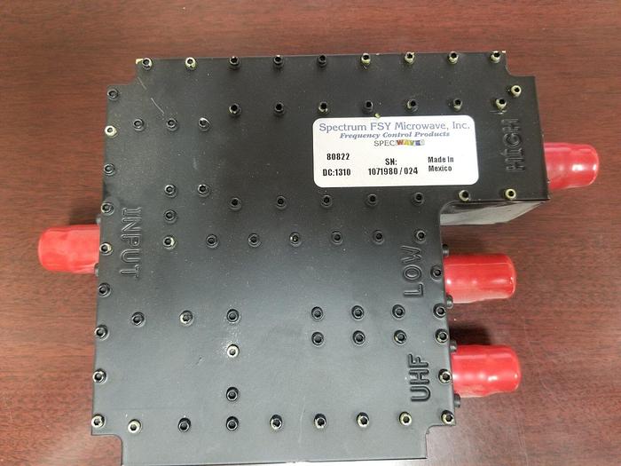 Spectrum FSY Microwave 80822 Duplexer?