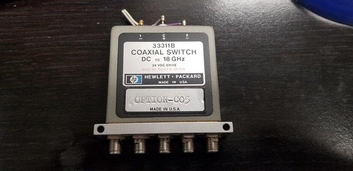 Used HP/Agilent 33311B DC-18GHz Coaxial Switch