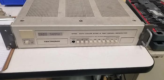 Used Tektronix 1470 NTSC CCTV Color Sync & Test Signal Generator
