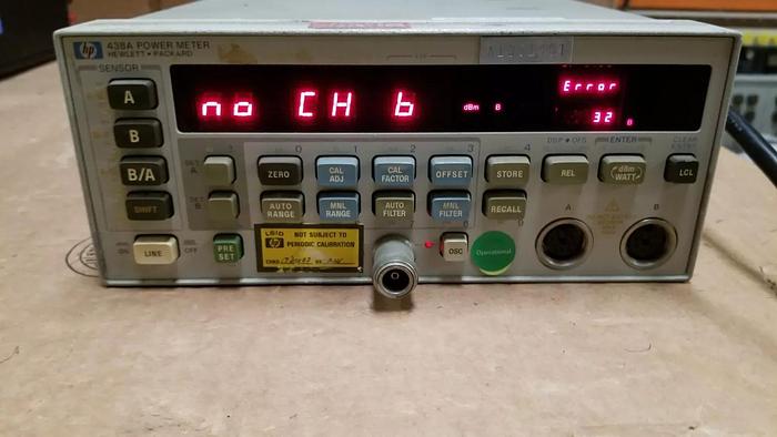 Used HP 436A Power Meter Unit #5 Option 002 Tested GOOD!