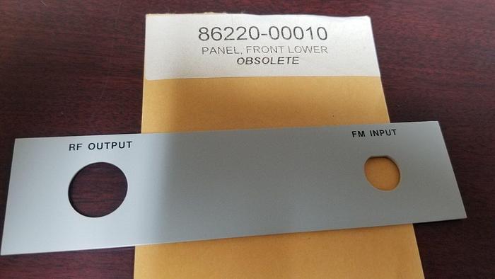HP/Agilent 86220-00010 Front Panel NEW!