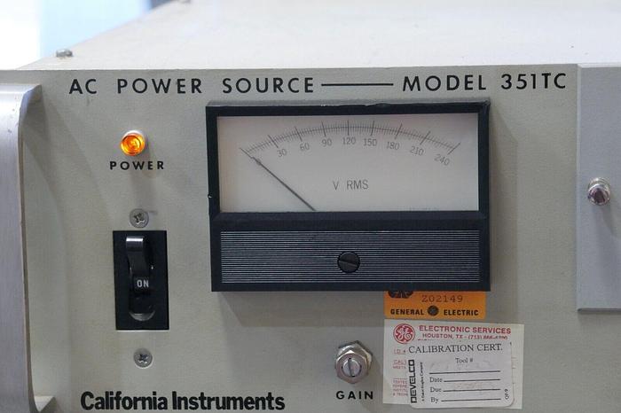 Used California Instruments 351TC AC Power Source