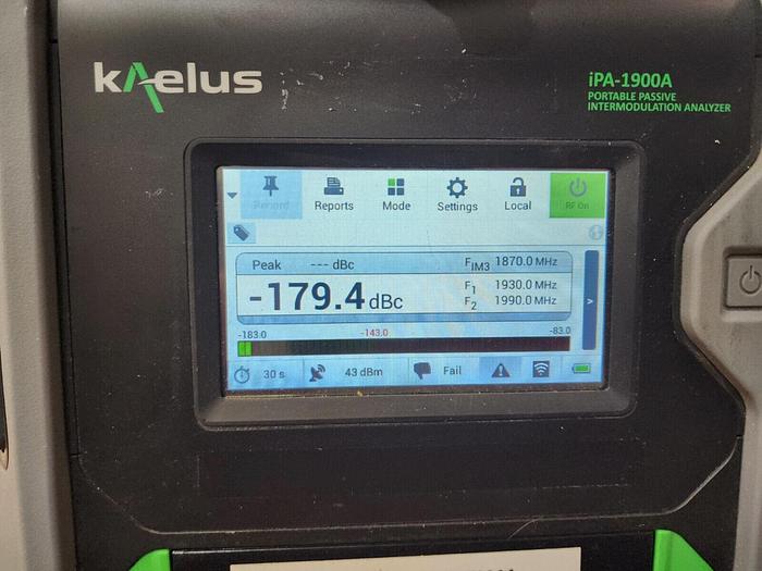 Used KAELUS IPA-1900A Portable PIM Tester Unit #8