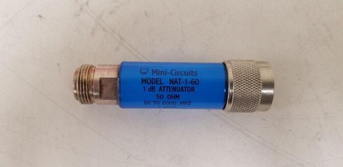 Used Mini Circuits NAT-1-60 1dB Attenuator DC-6GHz 50 Ohm