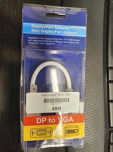 Used HP/Agilent 8121-2691 Dp to VGA Port Adapter