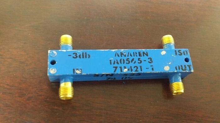 Used Anaren 1A0565-3 Hybrid Coupler 3db Coupling