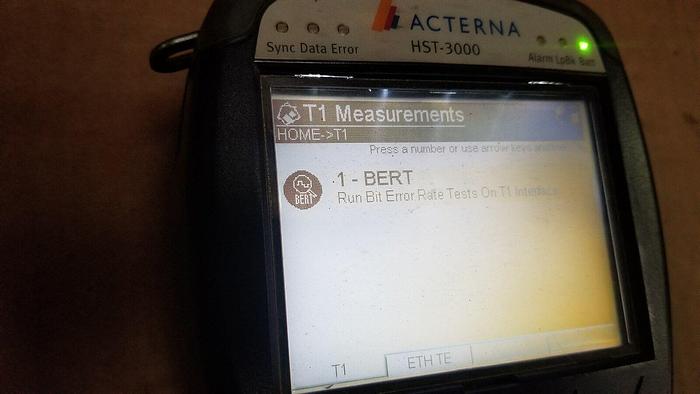 Used JDSU/Acterna/VIAVI HST-3000 with SIM T1 Module Unit #48