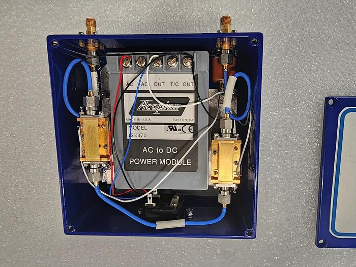 Used Pasternack PE15A3510 Broadband High Gain Amplifier 20-40GHz 100VAC 60dB Gain NEW