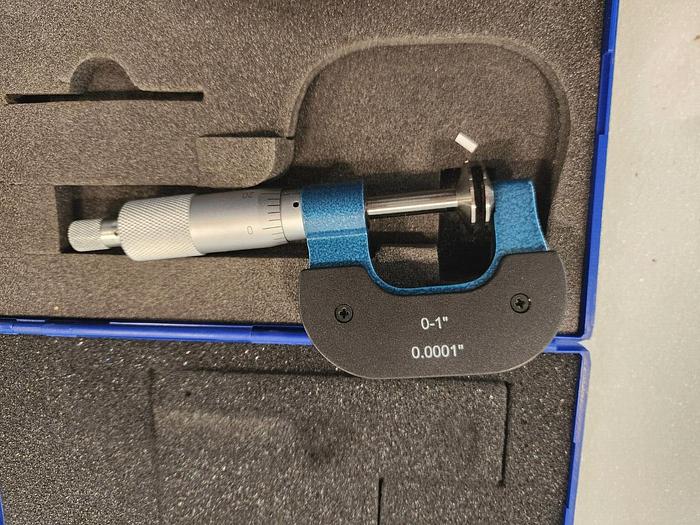 Used AEROSPACE Disk Micrometer 0-1" .0001