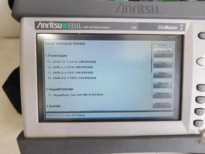 Used Anritsu S331L SiteMaster 4GHz Cable and Antenna Analyzer Unit #2