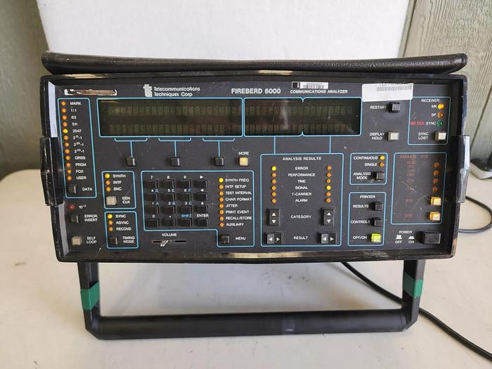 Used TTC FIREBERD 6000 Communications Analyzer Unit #6