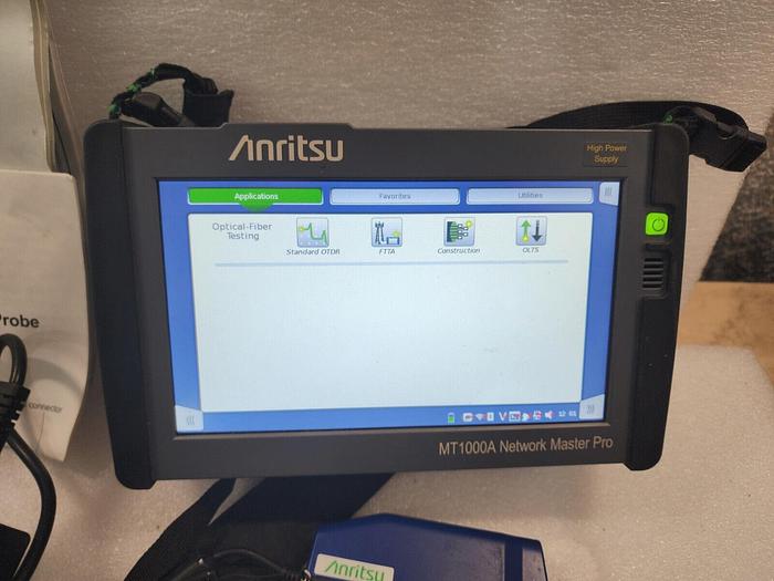 Used Anritsu MT1000A NetworkMaster PRO with MU100020A OTDR Nice!
