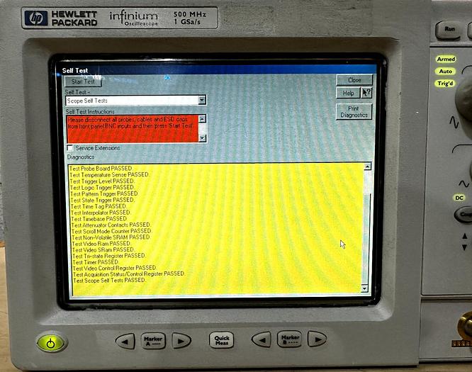 Used HP 54810A 500MHz 1GS/s Infiniium Oscilloscope *GUARANTEED*